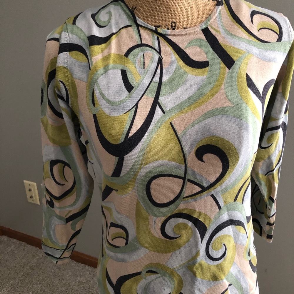Talbot 3/4 length sleeve lightweight sweater